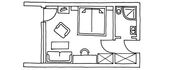 Doppelzimmer Balkon Talseite